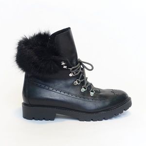 Charles David Rugby Leather Bootie | Size 11